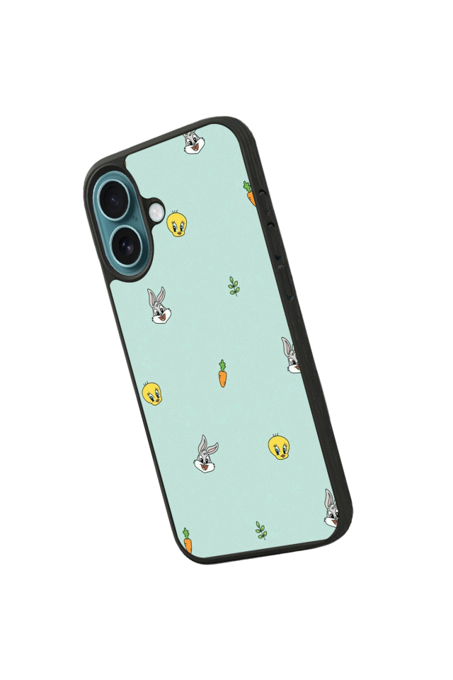 iPhone 16 Plus Uyumlu Tweety Tasarımlı Glossy Premium Kılıf