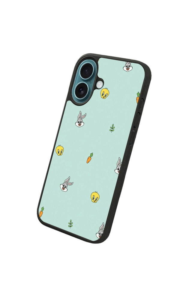 iPhone 16 Plus Uyumlu Tweety Tasarımlı Glossy Premium Kılıf