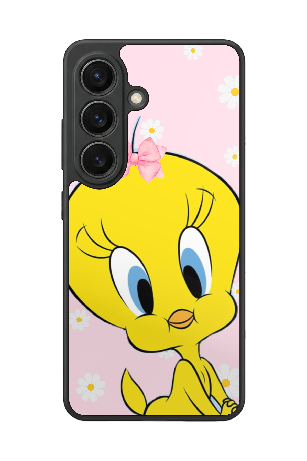 Samsung Galaxy S26 Uyumlu Tweety Tasarımlı Glossy Premium Kılıf