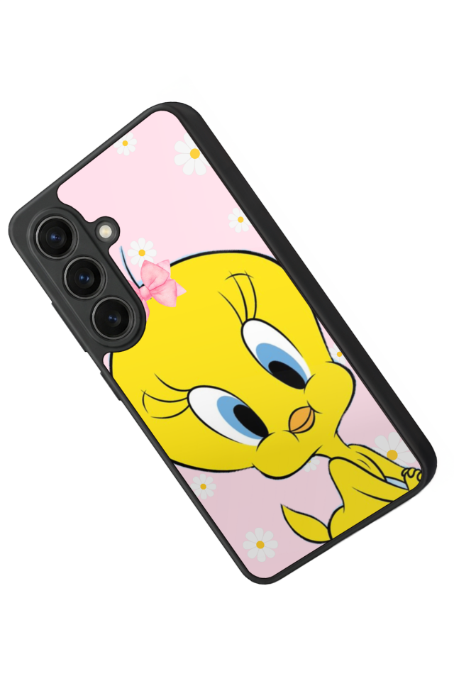 Samsung Galaxy S26 Uyumlu Tweety Tasarımlı Glossy Premium Kılıf