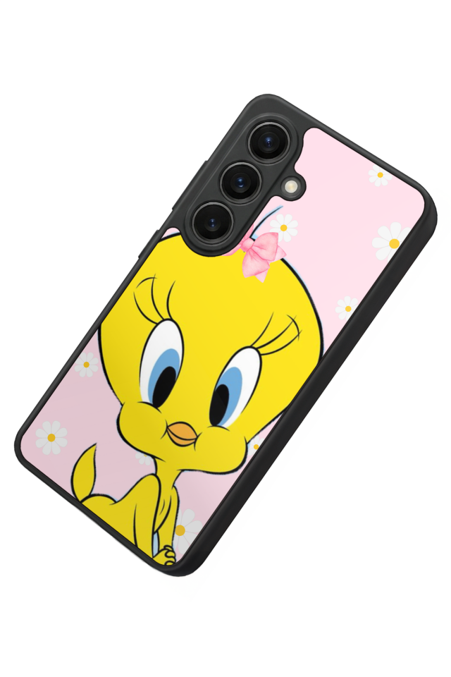 Samsung Galaxy S26 Uyumlu Tweety Tasarımlı Glossy Premium Kılıf