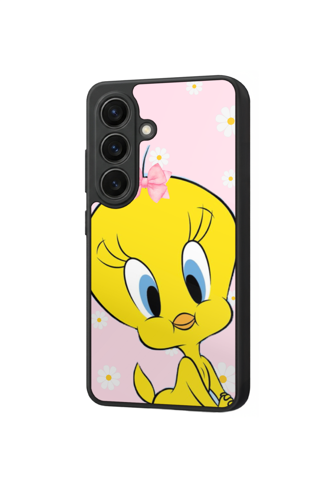 Samsung Galaxy S26 Uyumlu Tweety Tasarımlı Glossy Premium Kılıf