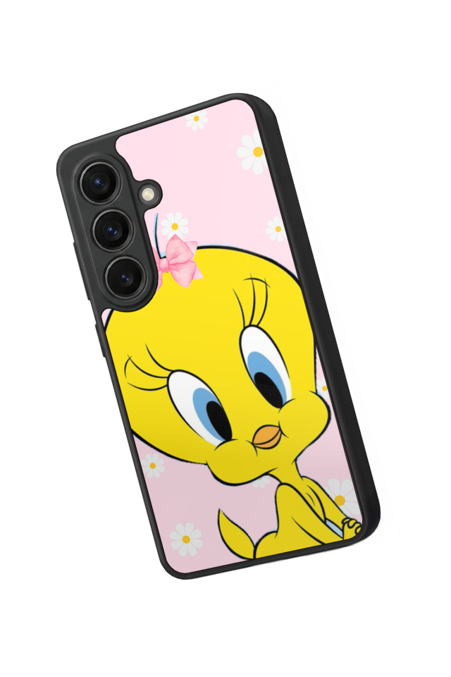 Samsung Galaxy S26 Uyumlu Tweety Tasarımlı Glossy Premium Kılıf