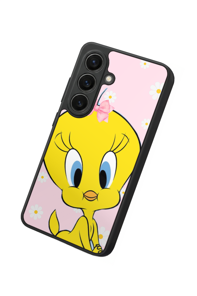 Samsung Galaxy S26 Uyumlu Tweety Tasarımlı Glossy Premium Kılıf