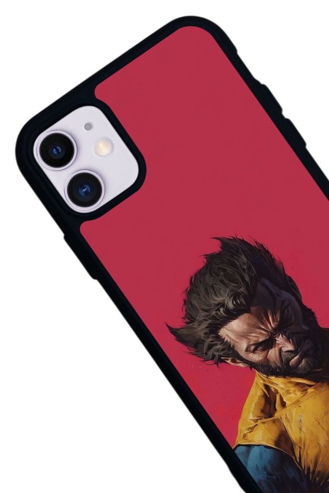 iPhone 11 Uyumlu Wolverine Tasarımlı Glossy Premium Kılıf