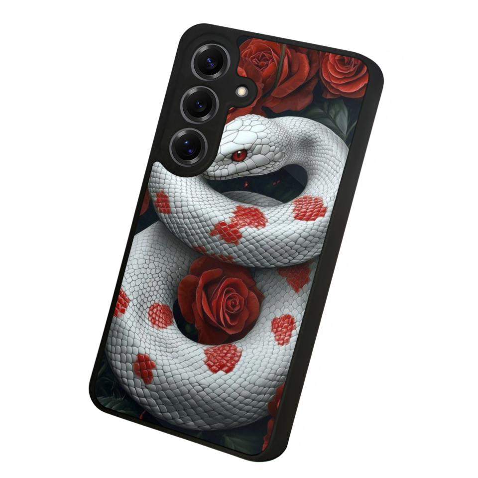 Samsung Galaxy S25 Uyumlu Yılan Tasarımlı Glossy Premium Kılıf