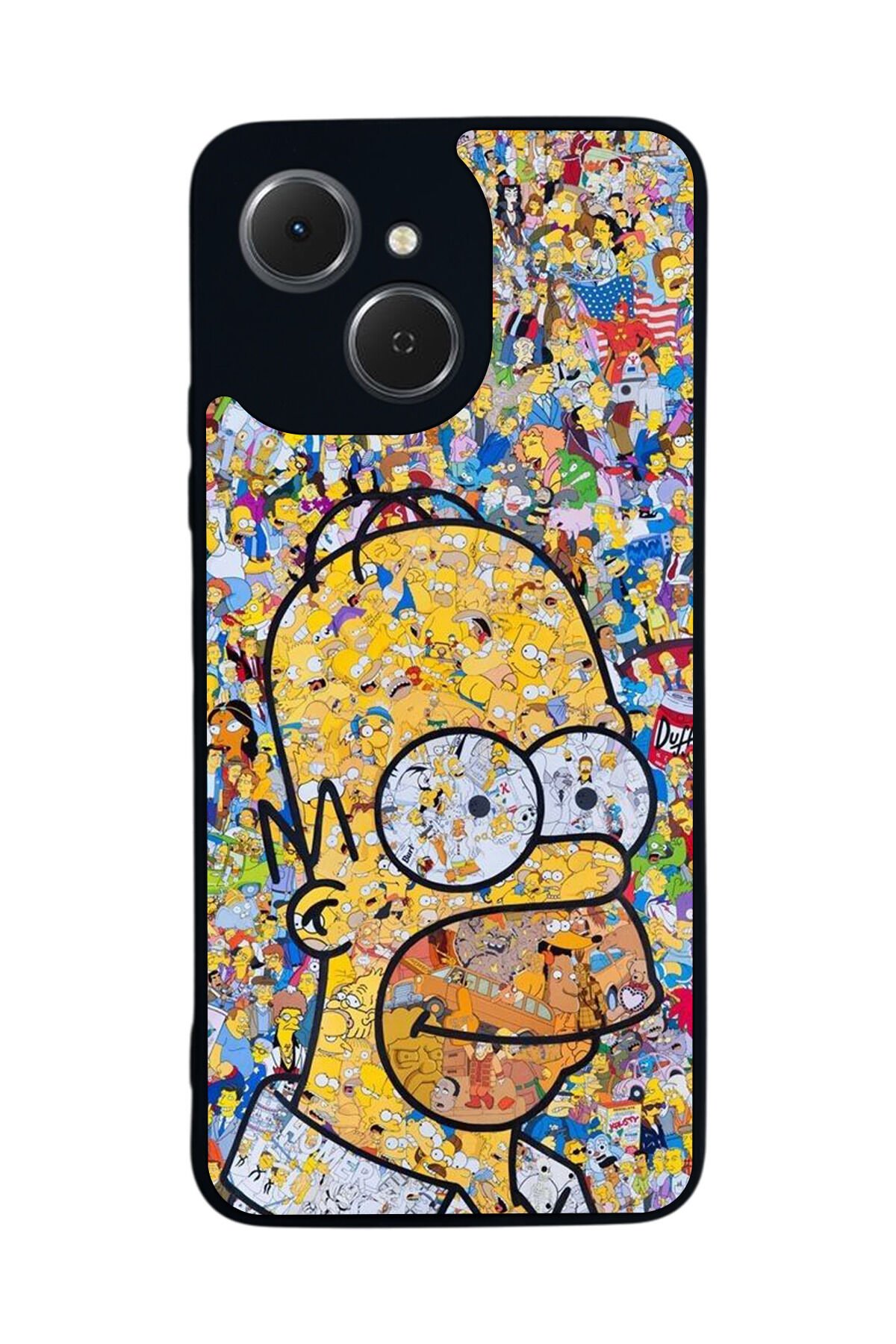 Tecno Spark 40C Uyumlu The Simpsons Tasarımlı Glossy Premium Kılıf