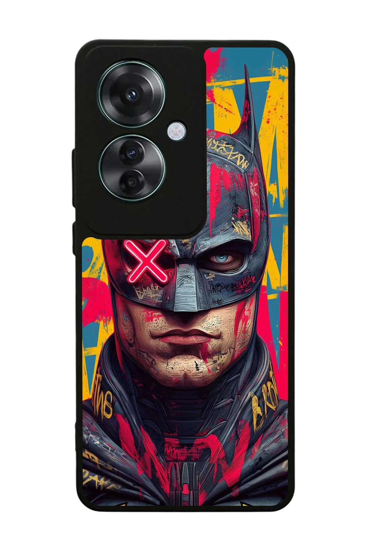 Oppo Reno 11F Uyumlu Batman Tasarımlı Glossy Premium Kılıf
