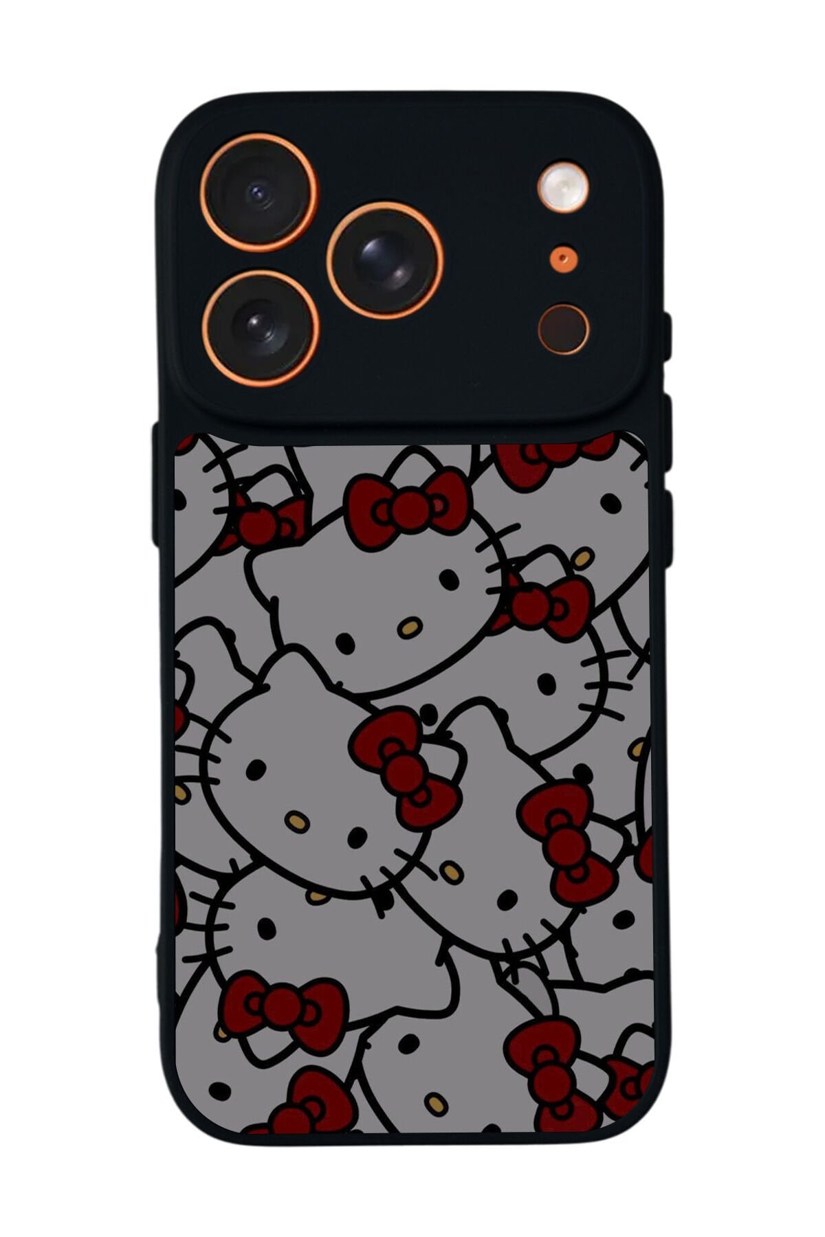 iPhone 17 Pro Uyumlu HelloKitty Tasarımlı Glossy Premium Kılıf