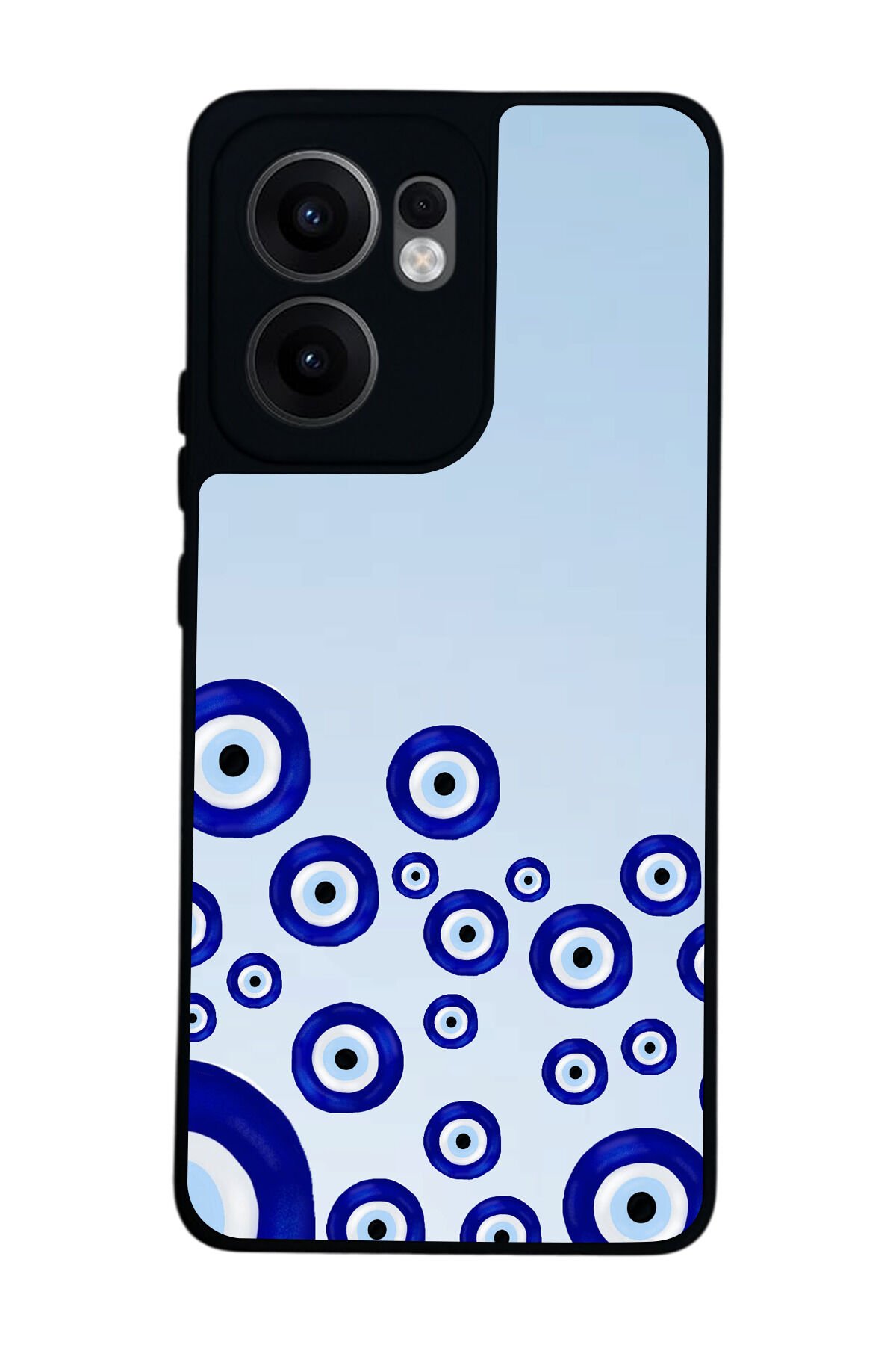 Oppo Reno 13F Uyumlu Nazar Tasarımlı Glossy Premium Kılıf