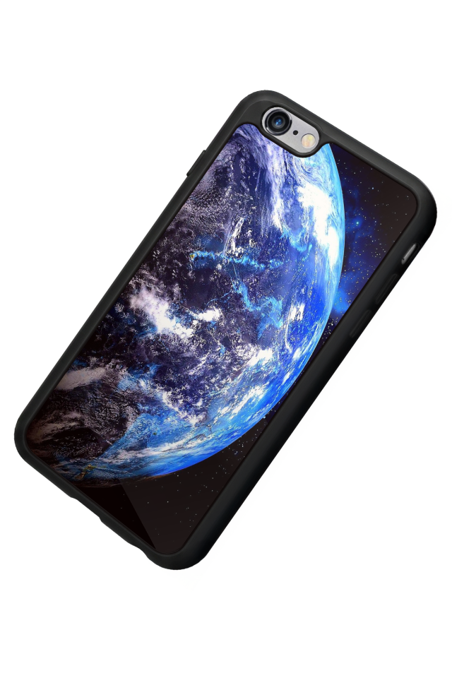 iPhone 6s Plus Uyumlu Ay Tasarımlı Glossy Premium Kılıf