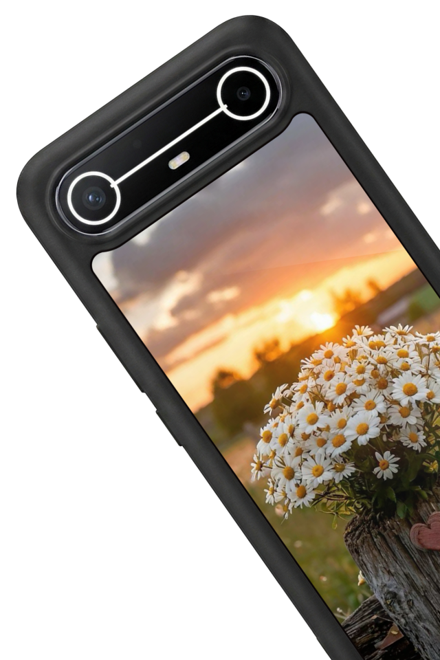Tecno Spark Slim 5G Uyumlu Cicek Tasarımlı Glossy Premium Kılıf