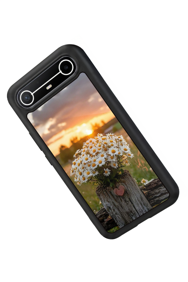 Tecno Spark Slim 5G Uyumlu Cicek Tasarımlı Glossy Premium Kılıf