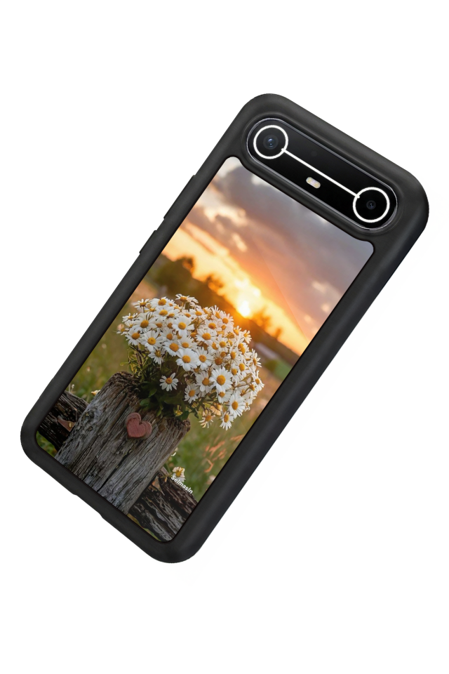 Tecno Spark Slim 5G Uyumlu Cicek Tasarımlı Glossy Premium Kılıf