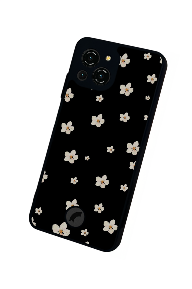 Reeder S23 Pro Max Uyumlu Cicek Tasarımlı Glossy Premium Kılıf