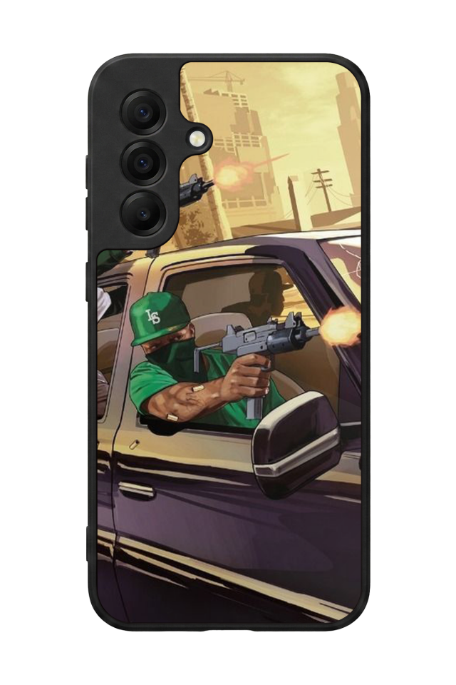 Samsung Galaxy A17 Uyumlu GTA Tasarımlı Glossy Premium Kılıf