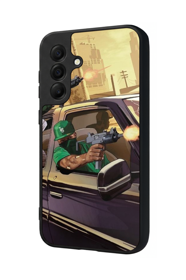Samsung Galaxy A17 Uyumlu GTA Tasarımlı Glossy Premium Kılıf