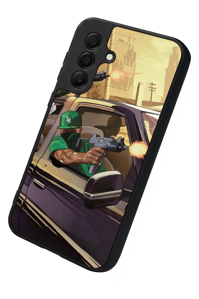 Samsung Galaxy A17 Uyumlu GTA Tasarımlı Glossy Premium Kılıf