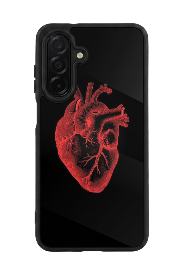 Samsung Galaxy A56 Uyumlu Kalp Love Tasarımlı Glossy Premium Kılıf