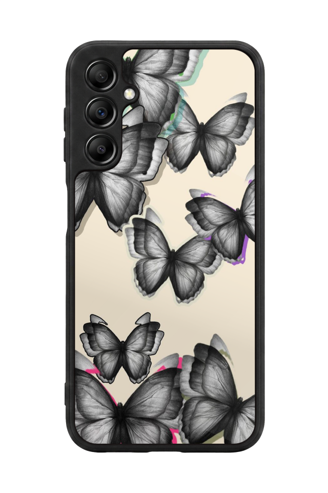 Samsung Galaxy A14 Uyumlu Kelebek Tasarımlı Glossy Premium Kılıf
