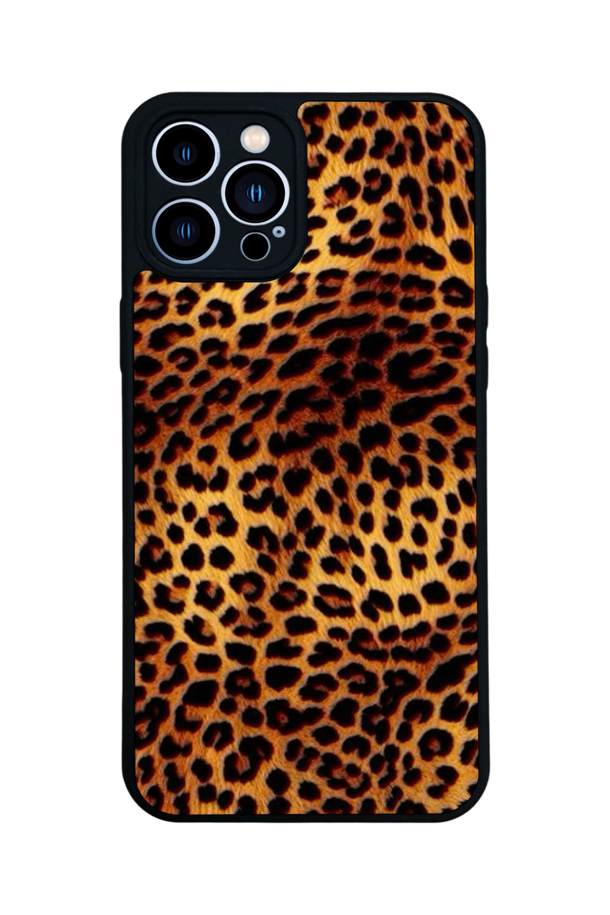 iPhone 13 Pro Max Uyumlu Leopar Tasarımlı Glossy Premium Kılıf
