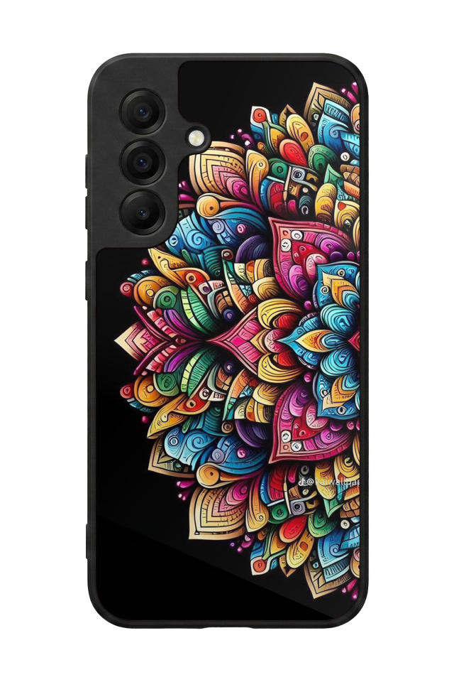 Samsung Galaxy A17 Uyumlu Mandala Tasarımlı Glossy Premium Kılıf