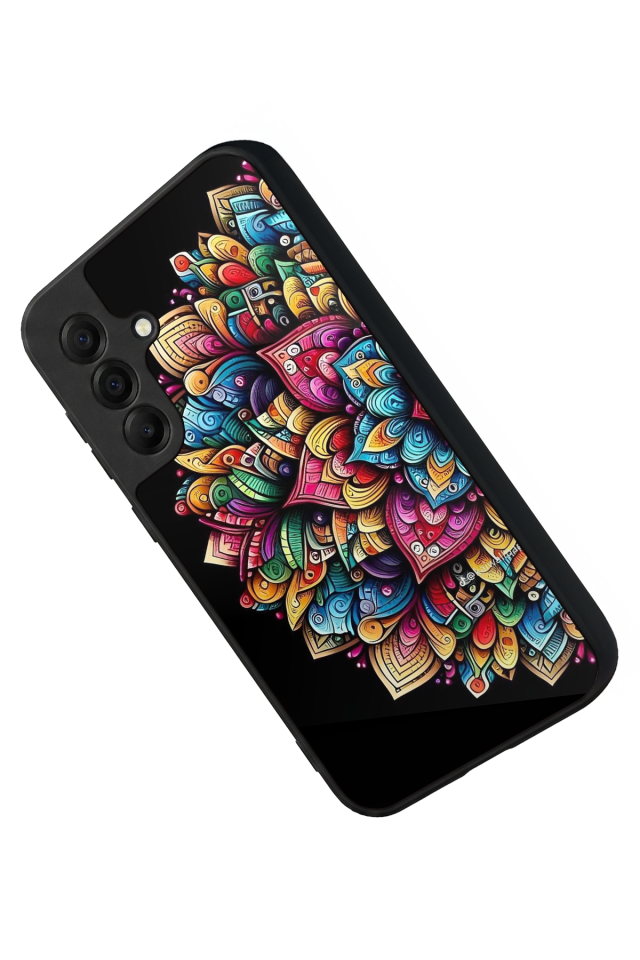 Samsung Galaxy A17 Uyumlu Mandala Tasarımlı Glossy Premium Kılıf