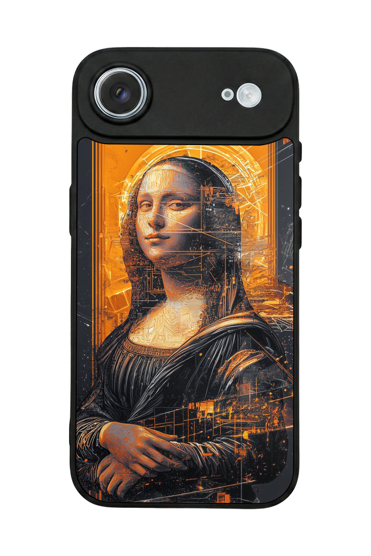iPhone 17 Air Uyumlu Monalisa Tasarımlı Glossy Premium Kılıf