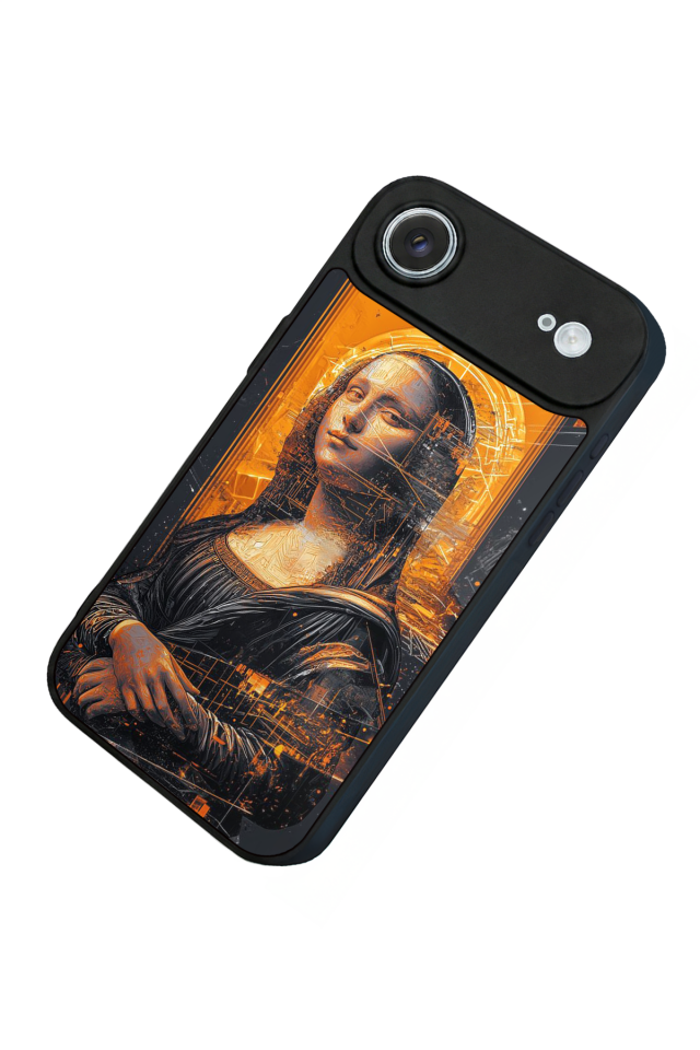 iPhone 17 Air Uyumlu Monalisa Tasarımlı Glossy Premium Kılıf