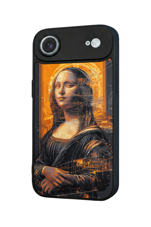 iPhone 17 Air Uyumlu Monalisa Tasarımlı Glossy Premium Kılıf