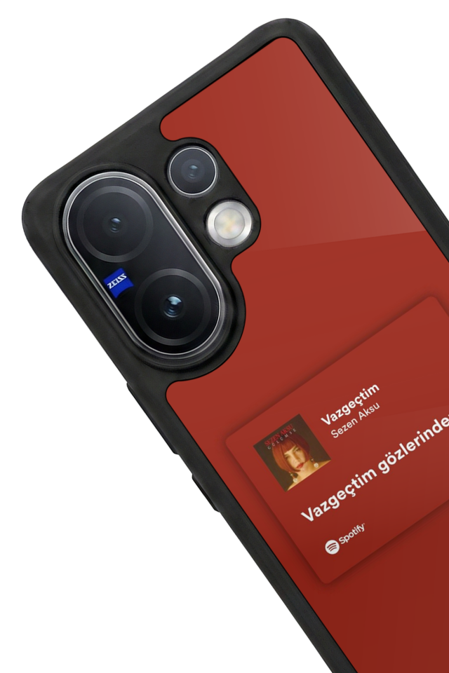 Vivo V60 Uyumlu Sarki Sozleri Tasarımlı Glossy Premium Kılıf