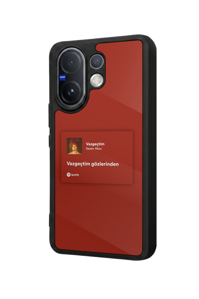 Vivo V60 Uyumlu Sarki Sozleri Tasarımlı Glossy Premium Kılıf
