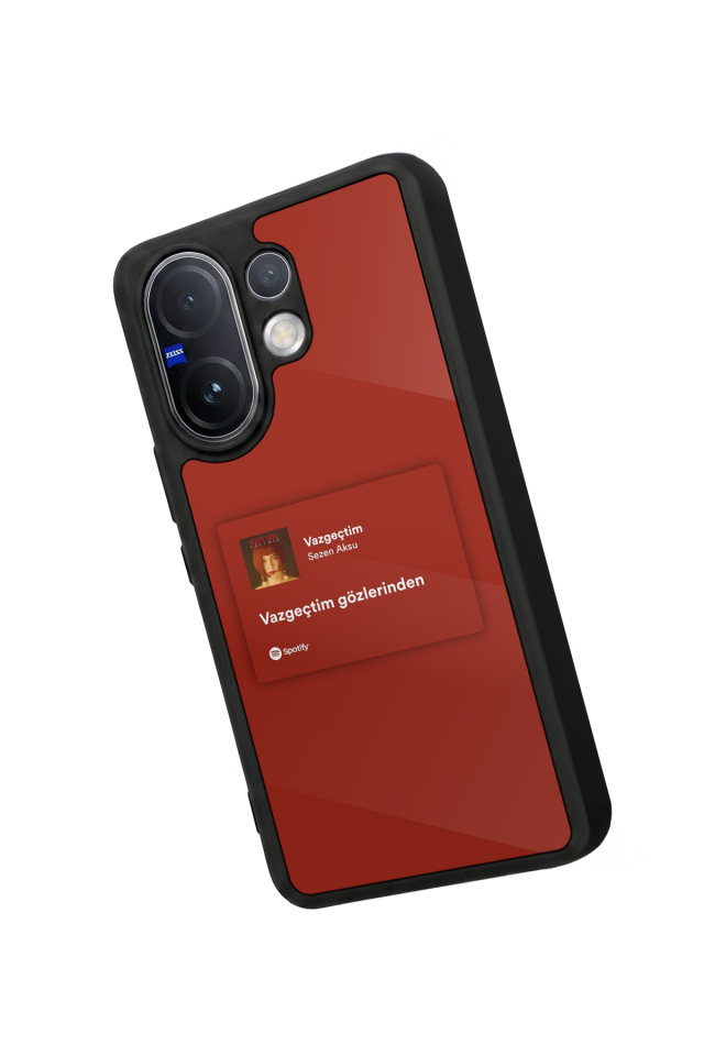 Vivo V60 Uyumlu Sarki Sozleri Tasarımlı Glossy Premium Kılıf