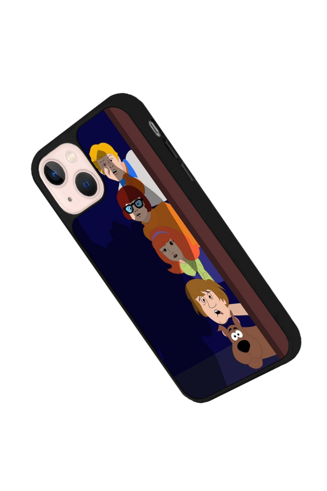 iPhone 15 Uyumlu Scooby Doo Tasarımlı Glossy Premium Kılıf