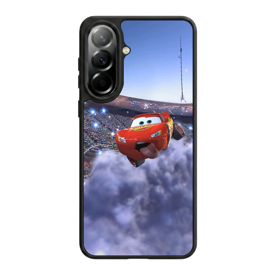 Samsung Galaxy A57 Uyumlu Şimsek McQueen Tasarımlı Glossy Premium Kılıf