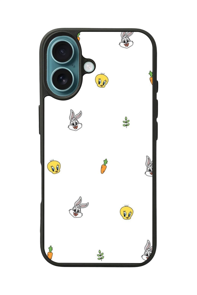 iPhone 16 Plus Uyumlu Tweety Tasarımlı Glossy Premium Kılıf