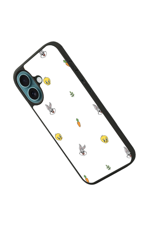 iPhone 16 Plus Uyumlu Tweety Tasarımlı Glossy Premium Kılıf