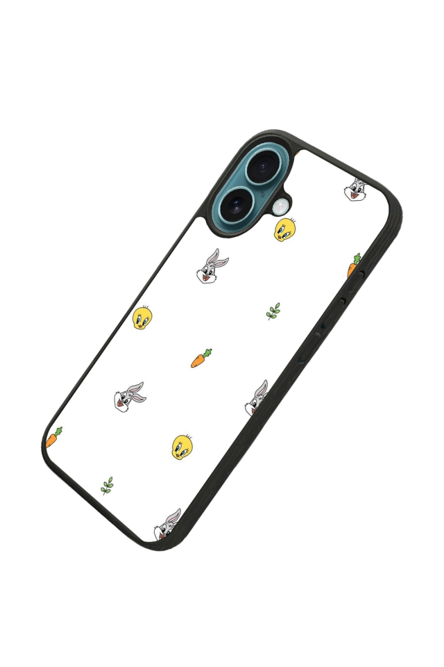 iPhone 16 Plus Uyumlu Tweety Tasarımlı Glossy Premium Kılıf