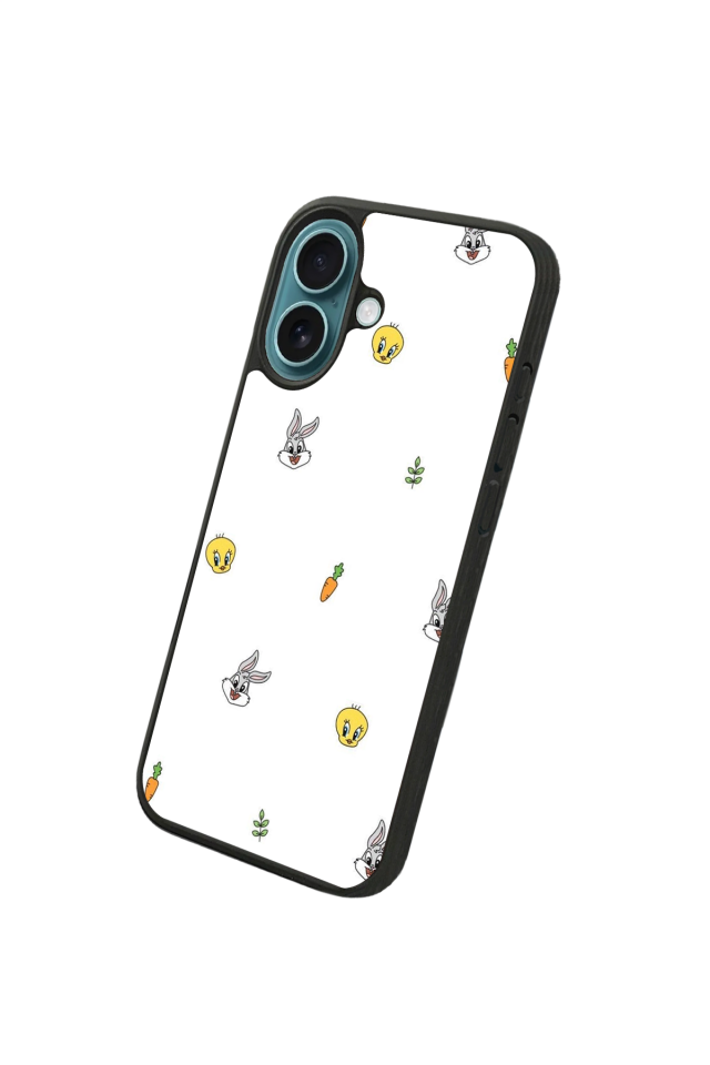 iPhone 16 Plus Uyumlu Tweety Tasarımlı Glossy Premium Kılıf