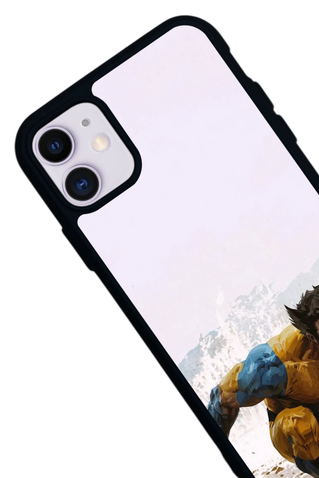 iPhone 11 Uyumlu Wolverine Tasarımlı Glossy Premium Kılıf