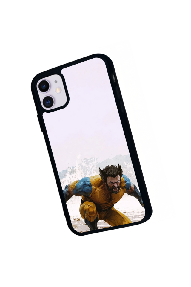 iPhone 11 Uyumlu Wolverine Tasarımlı Glossy Premium Kılıf