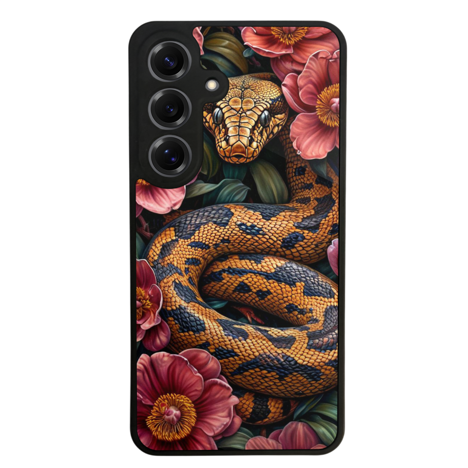 Samsung Galaxy S25 Uyumlu Yılan Tasarımlı Glossy Premium Kılıf