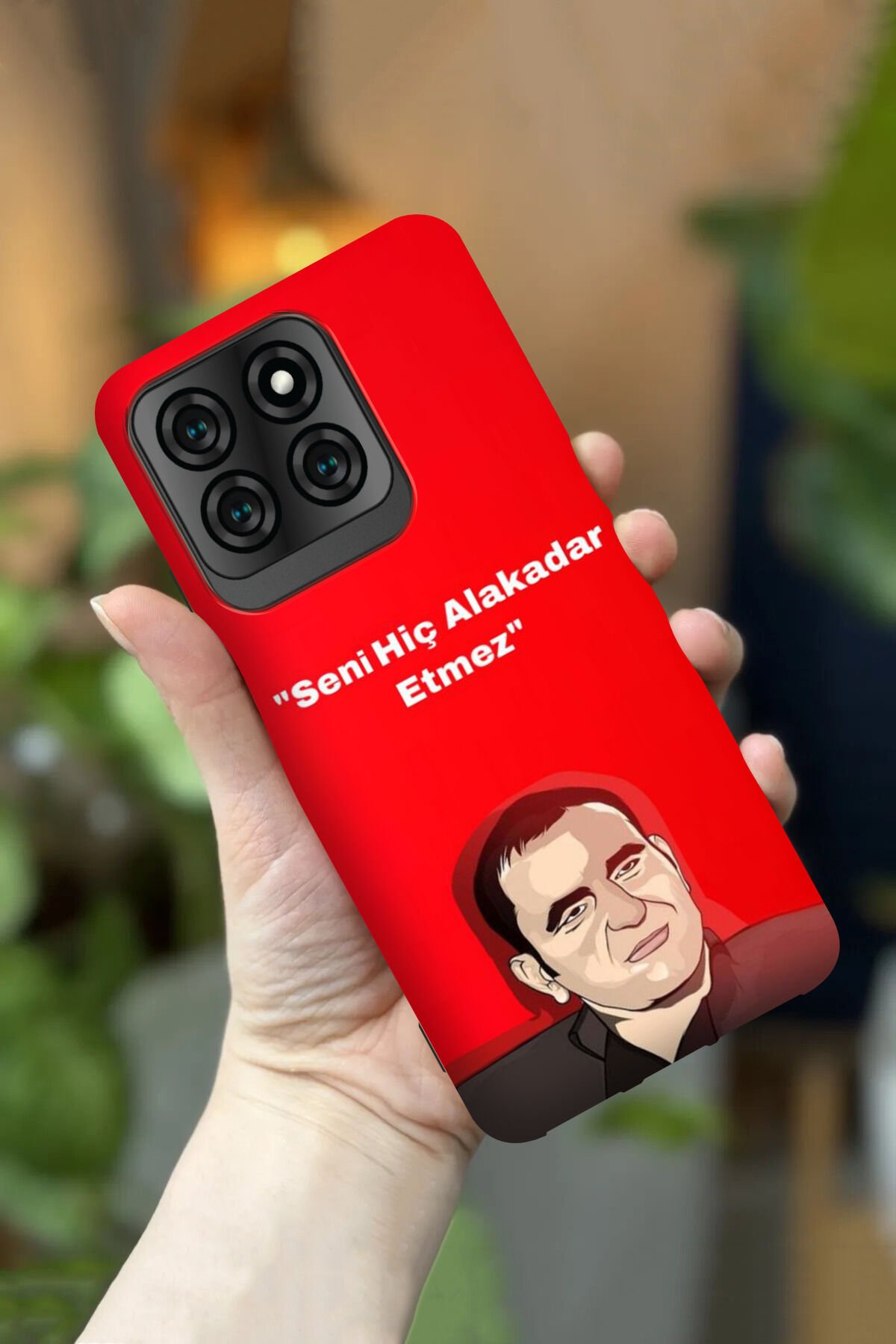 Reeder S71 Uyumlu Kamera Korumalı Memati Desenli HD Baskılı Silikon Kılıf