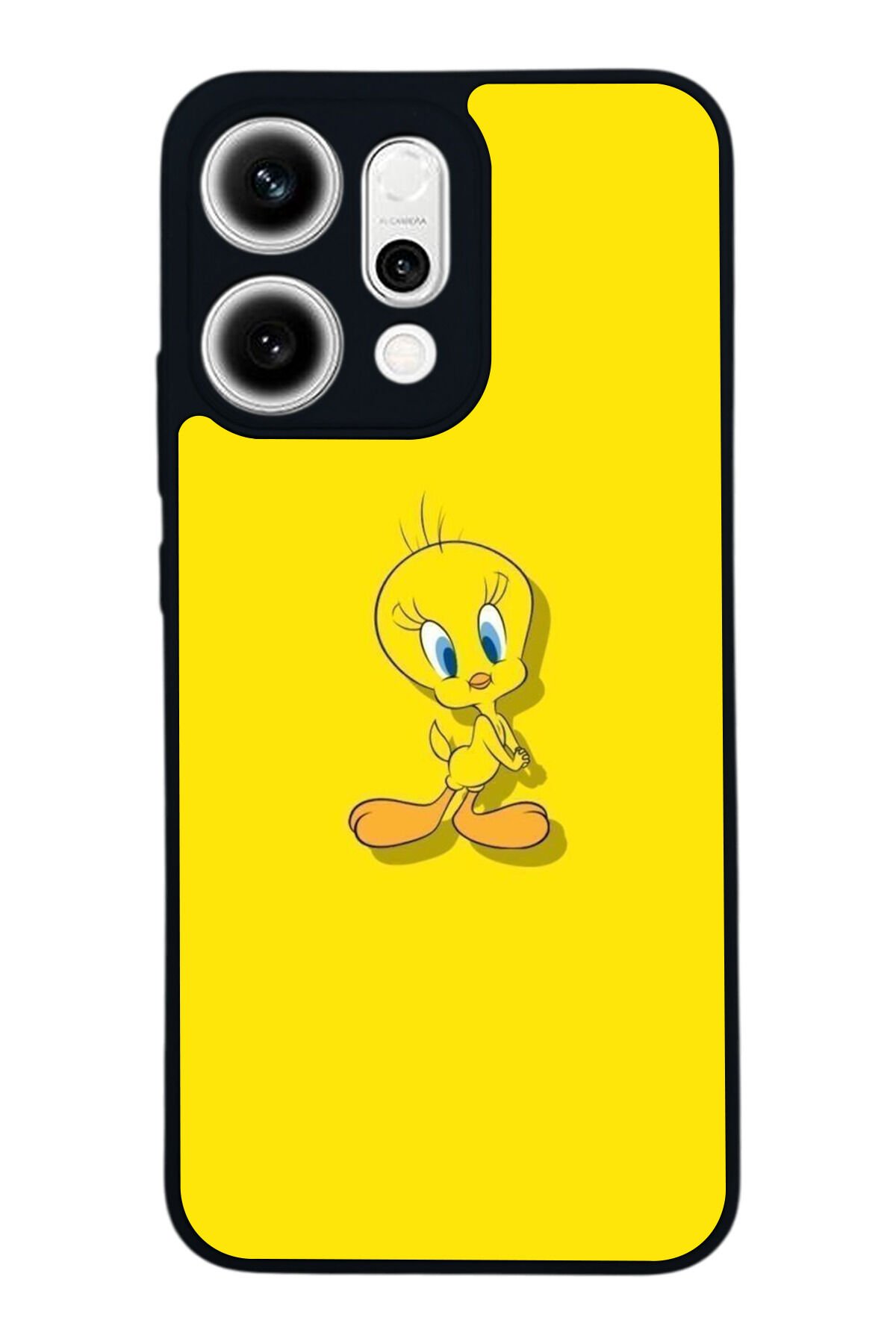 Oppo Reno 14 Uyumlu Tweety Tasarımlı Glossy Premium Kılıf