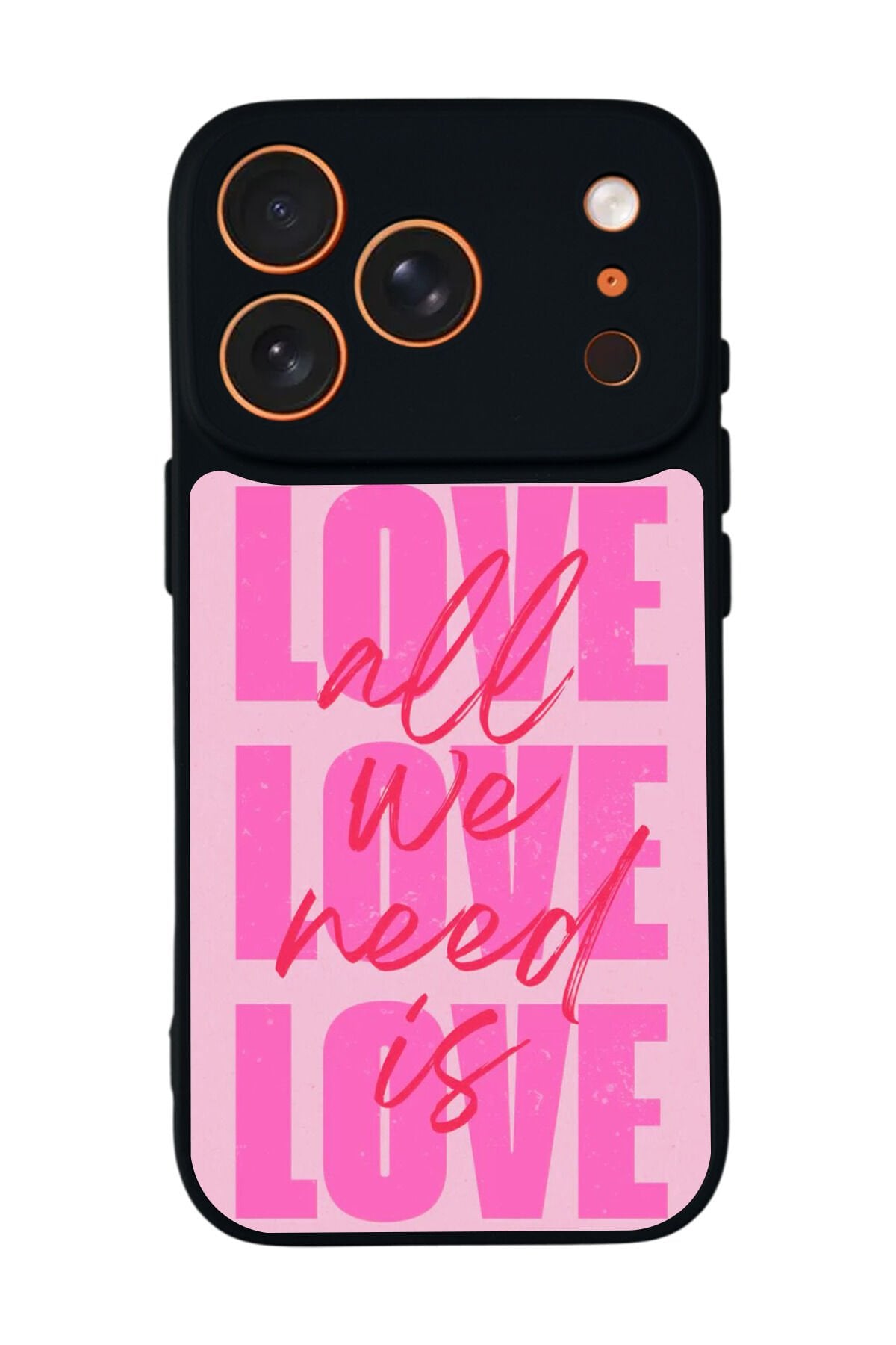 iPhone 17 Pro Max Uyumlu Love Tasarımlı Glossy Premium Kılıf