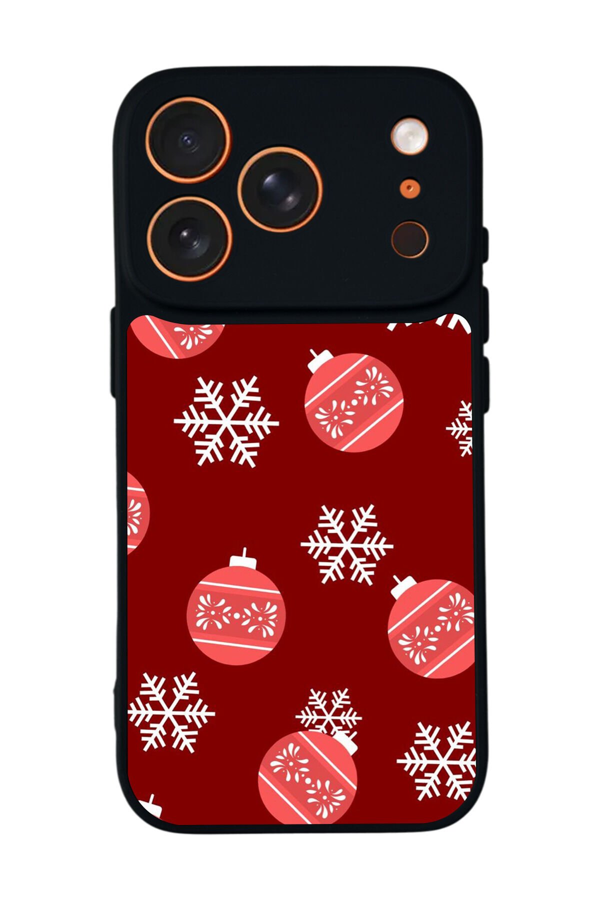 iPhone 17 Pro Uyumlu Yilbasi Christmas Tasarımlı Glossy Premium Kılıf