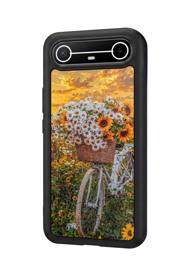 Tecno Spark Slim 5G Uyumlu Cicek Tasarımlı Glossy Premium Kılıf