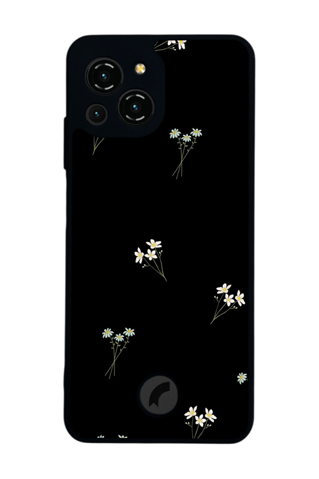 Reeder S23 Pro Max Uyumlu Cicek Tasarımlı Glossy Premium Kılıf