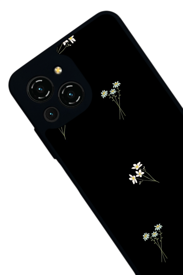 Reeder S23 Pro Max Uyumlu Cicek Tasarımlı Glossy Premium Kılıf