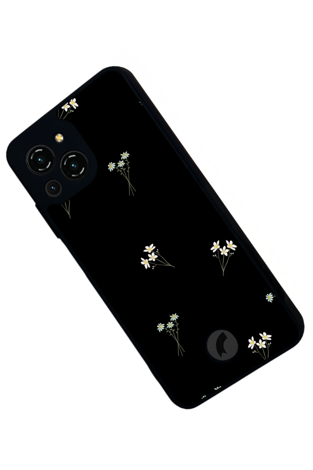 Reeder S23 Pro Max Uyumlu Cicek Tasarımlı Glossy Premium Kılıf